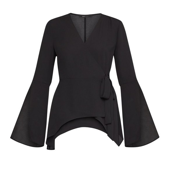 COPY - BCBG Jadine Wrap Top - NWT - Size XS - Picture 4 of 13